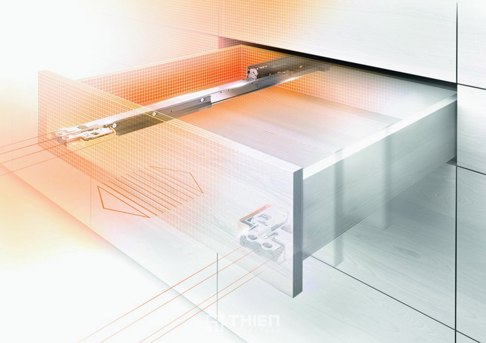 Ray trượt ngăn kéo Blum Movento 300mm 760H3000S 2044824